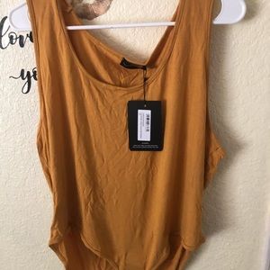 Mustard Colored Bodysuit